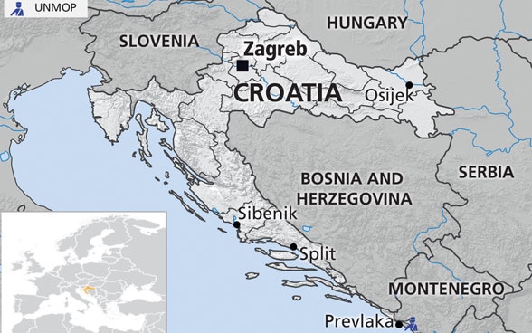 Map of Croatia