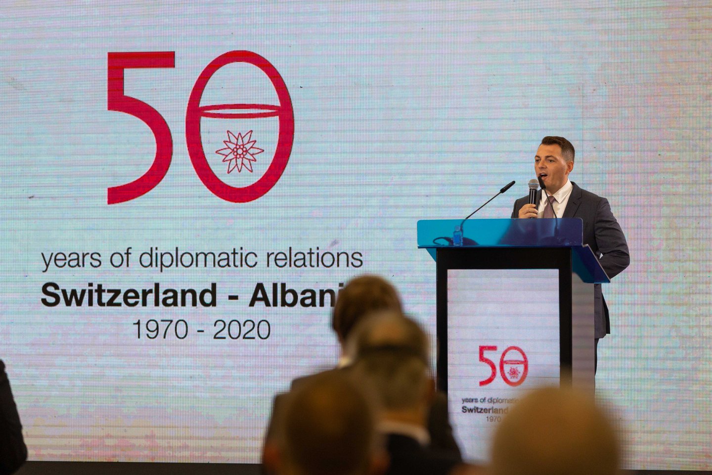 On September 29th, 2020, a key event celebrated 50 years of Swiss-Albanian official relations. 