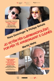 Poster of German literature evening - poetry and jazz - with Nora Gomringer and Philipp Scholz