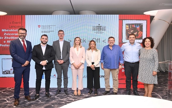 Partners of the Swiss VET portfolio at the launching of the new phase of collaboration.