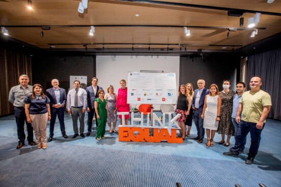 Participants of the “Women Empowerment Principles” signing ceremony