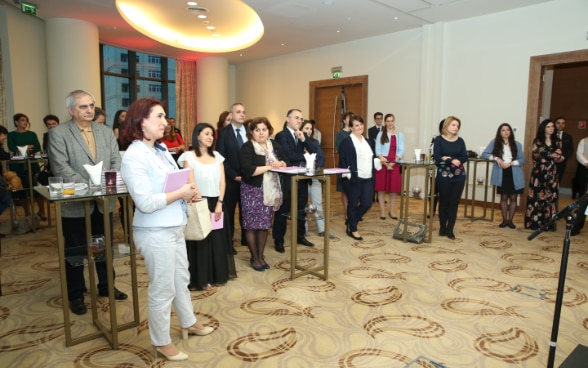 The audience of the event included people from local and international organizations and businesses.