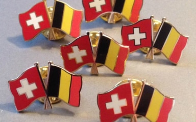 Photos des pins Suisse-Belgique