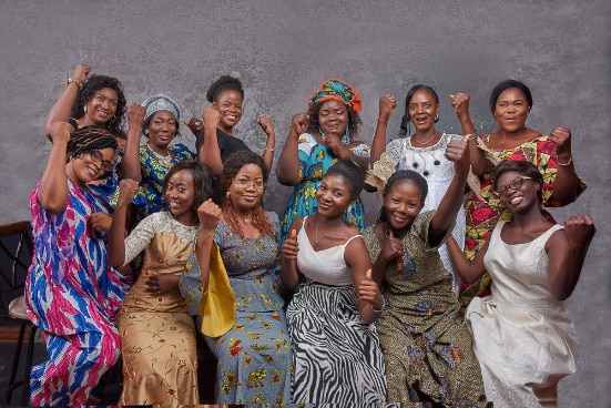 Les femmes battantes du projet BeniBiz, coofinancé par l'Ambassade des Pays-Bas et la Suisse au Bénin. Le projet BeniBiz est une composante du programme ESPOIR -Secteur privé de la Coopération suisse au Bénin.