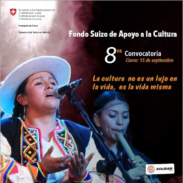 Octava Convocatoria Fondo Suizo Apoyo a Cultura