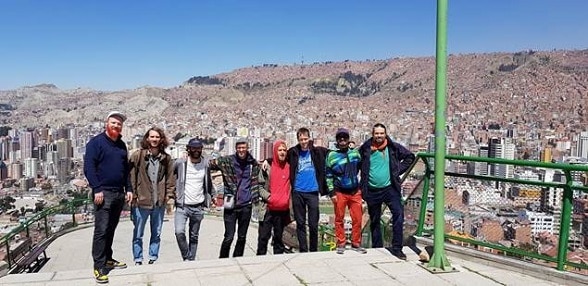 La Fischermanns Orchesta inaugurara el FestiJazz del 2018 en La Paz, Bolivia.