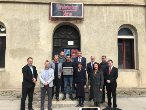 The group of Francophone ambassadors and head of missions in BiH presented the organization “Srebrenica Wave” with a recognition “Bridge for the Future"