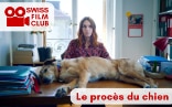 Poster of 'Le proces du chien' in the Swiss Film Club. 