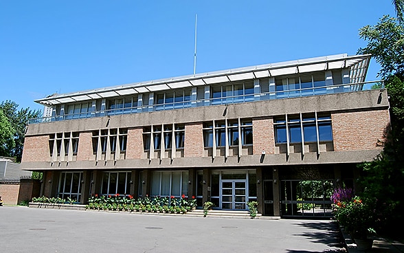 L'edificio dell'Ambasciata a Beijing