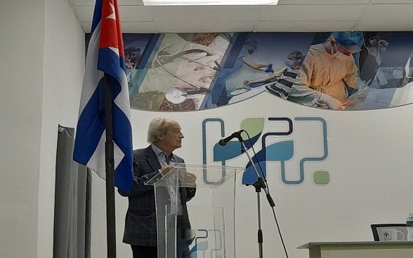 Visita Prof. Dr. Franco Cavalli a Cuba