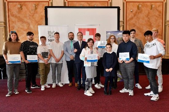 Cerimonia di premiazione a Ústí nad Labem