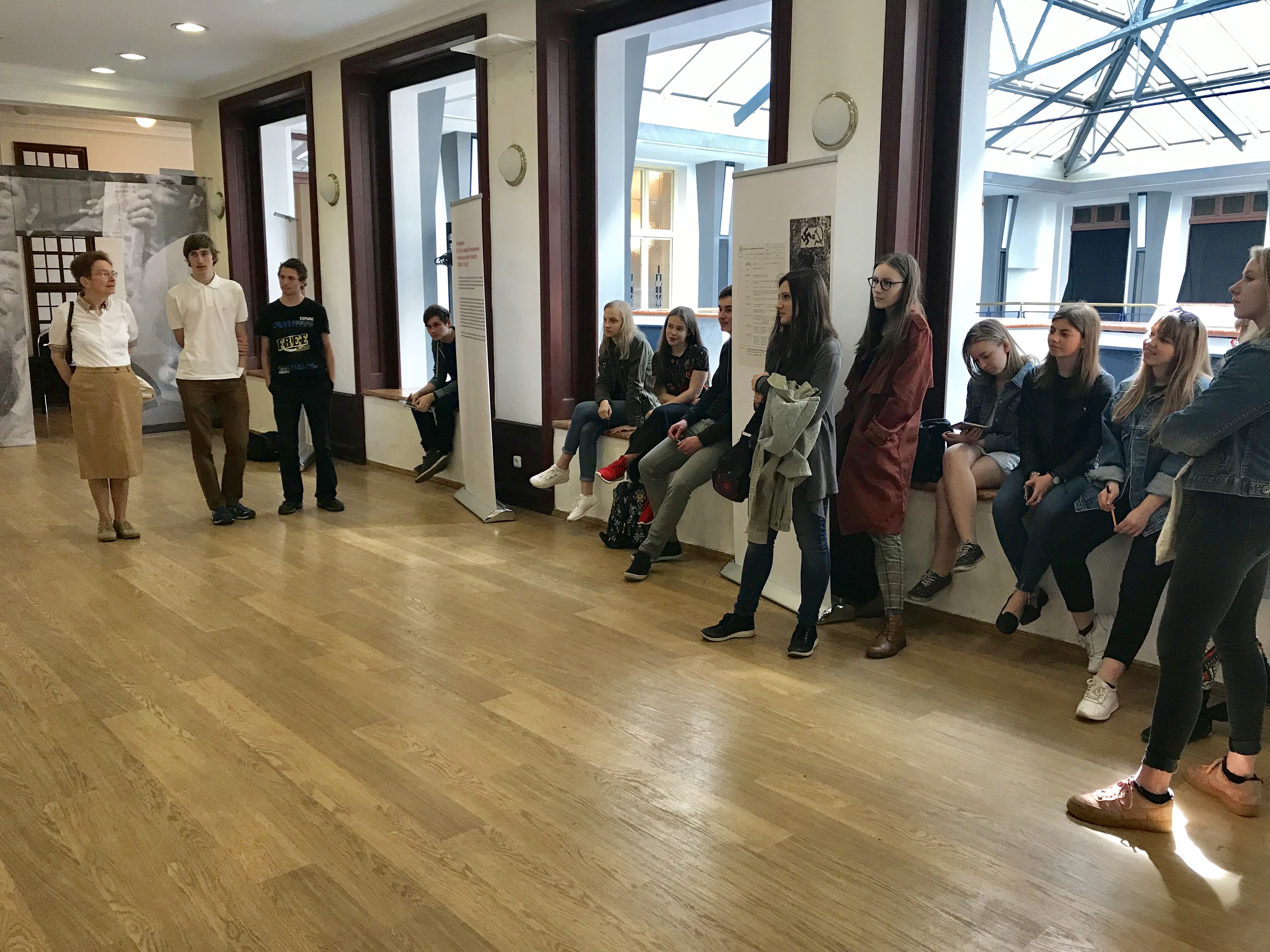 Besuch des Akademischen Gymnasiums Stepanska