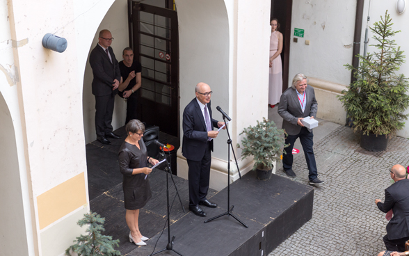 Vernissage der Ausstellung Das zweite Leben, Galerie Vaclava Chada in Zlin am 24.5. 2018