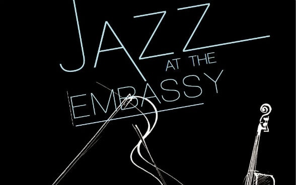 Jazz at the Embassy © Ambassade de Suisse, Graphic design J. Liniger - studio-irresistible.com