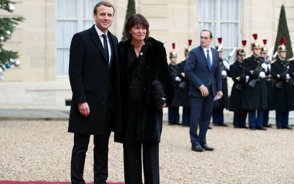 Emmanuel Macron, Président de la République française, et Doris Leuthard, Présidente de la Confédération suisse