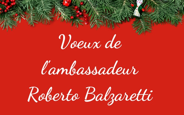 Voeux de l'ambassadeur Roberto Balzaretti 2023