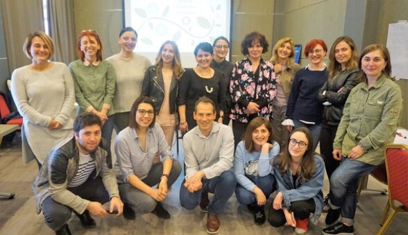 participants pose for a  group photo