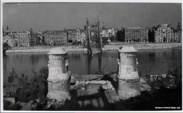 Budapest, Elisabeth Brücke, 1946 © IKRK
