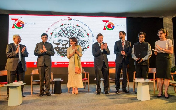 Swiss President honours “Friendship Ambassadors” to mark “70 Years of Swiss-Indian Friendship”