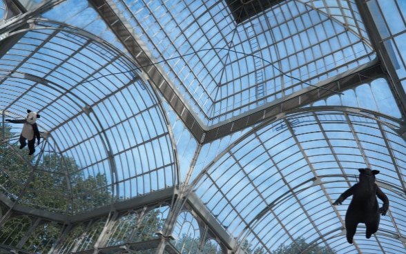 Untitled (Mobile), 2008/09 Installation views, 2009 Palacio de Cristal, Madrid, Spain