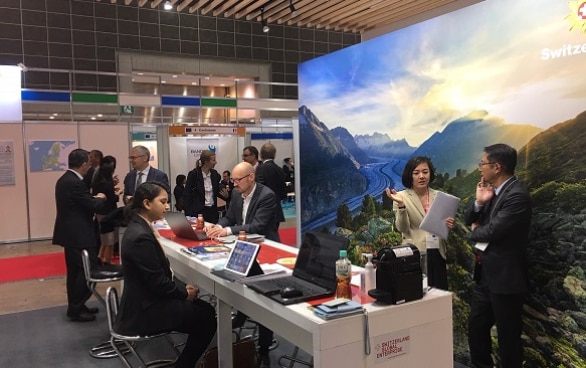 Medtec Japan 2019でのスイス・パビリオン ©スイス・ビジネス・ハブ・ジャパン