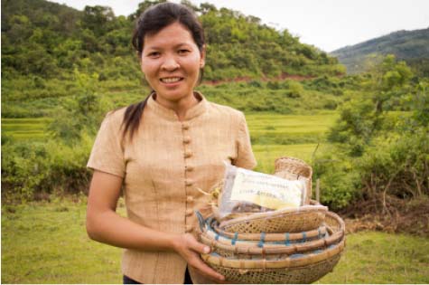 Hand made Non-Timber Forest Products made possible by sustainable land use planning introduced to farming communities.