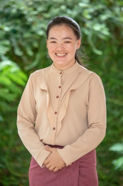 Ms. Bimoua, Junior Program Officer Intern at the SDC Office in Vientiane Capital, Lao PDR.