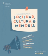 Fondo concursable Sociedad, cultura y memoria