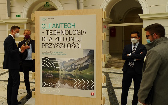 Cleantech Wanderausstellung - Titleposter