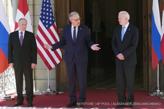 Swiss President Parmelin welcomes presidents Biden and Putin
