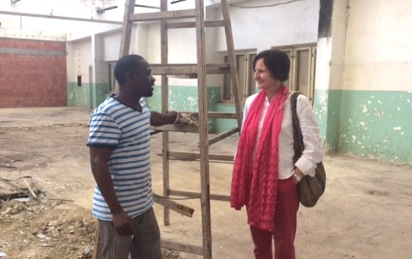 Ursula Lojbli, Direktorka SCO, u poseti Centru za migrante u Sjenici