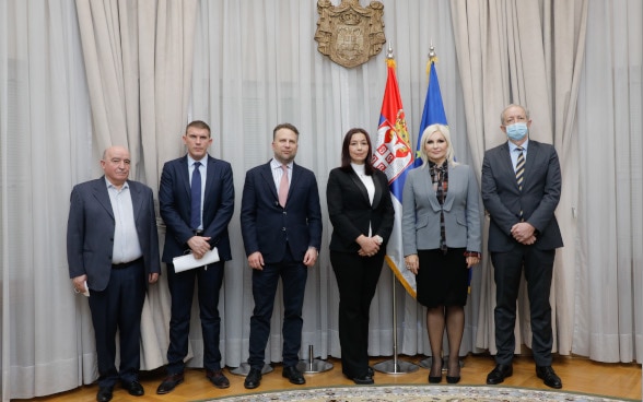 Signing ceremony at the Government of Serbia 