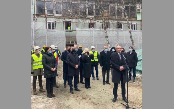 Press conference at the site of the pre-school institution “Bubica” in Vrbas