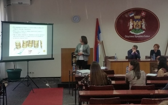 Public class on the municipal budget for high school students in Vrnjacka Banja