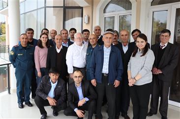 Insgesamt nahmen 22 Vertreter von Pyanj RBO in Kulob und Khorog, des regionalen CoES in Khatlon und Gorno-Badakhshan, des Ministeriums für Energie und Wasserressourcen sowie der Agentur für Landgewinnung und Bewässerung in Duschanbe, Khatlon und GBAO an der Schulung teil.
