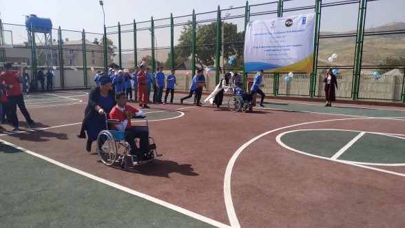 The Search-and-Rescue and Inclusiveness Exercise was conducted at the CoES Training Centre in Dushanbe.