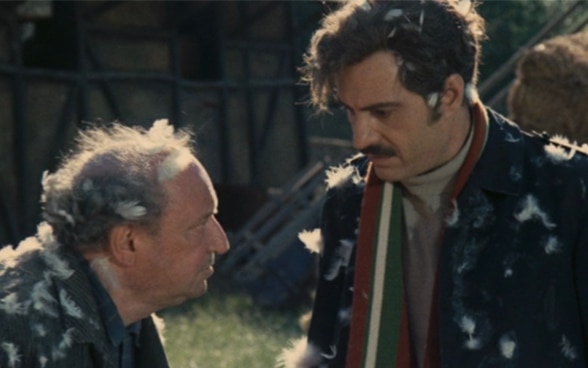 Scène du film Pain et chocolat