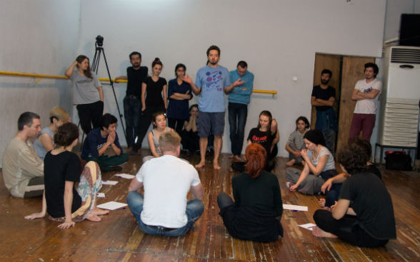 The "Laboratory of Young Directors of Central Asia" at the "Ilkhom" theatre.