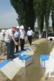 Wasserkanal Meter bei Farmer Filed Schulen