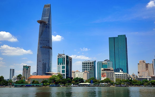 Das Gebäude des Generalkonsulats in Ho-Chi-Minh-Stadt