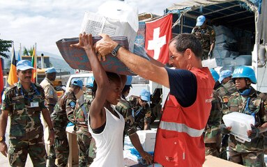Swiss Humanitarian Aid after an earthquake in Haiti in 2010