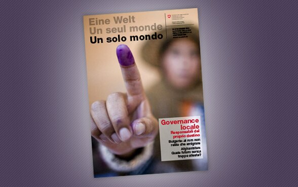 Prima pagine del periodico Un solo mondo.