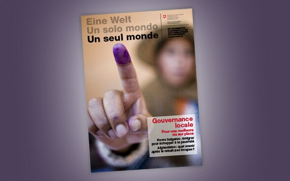 The cover of Un seul monde magazine.