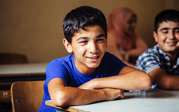 Melhim, enfant réfugié de Syrie