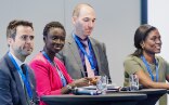 Intervenant-e-s à une table-ronde lors du précédent Forum cinfo.