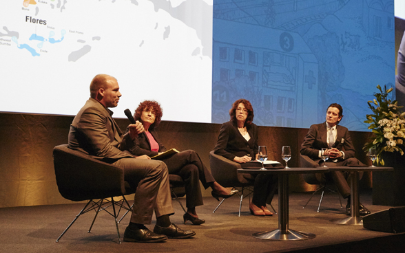 Manfred Borer, Susanne Grossmann, Susanne Brunner und Nicko Debenham. 