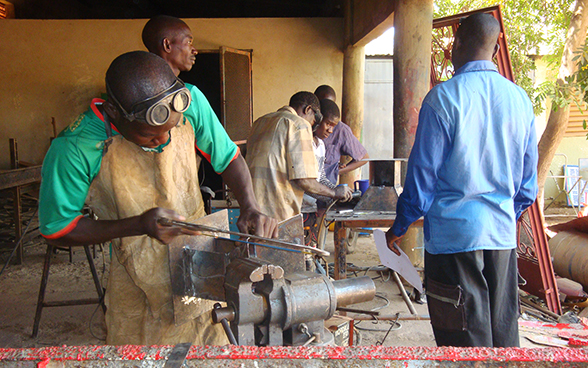 A mechanical carpentry centre in Fada N'Gourma, Burkina Faso.