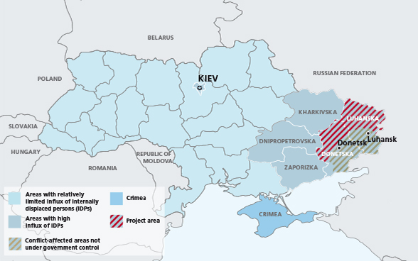 Carte de l'Ukraine