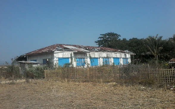 L’école primaire de Yat Khone Taing avant les travaux.