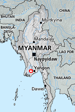 Map of Myanmar